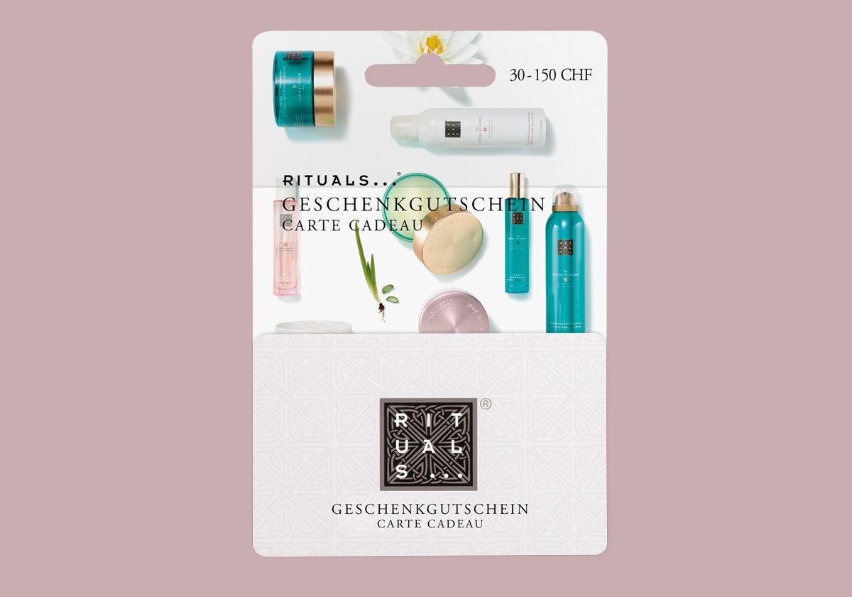Verschenke Schönes: Rituals Geschenkkarte
